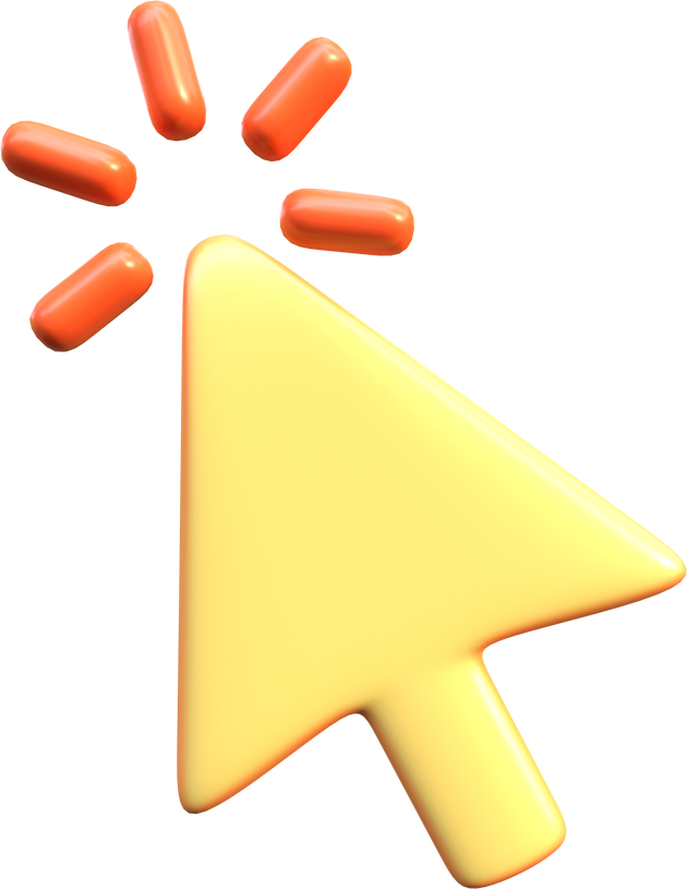 3D Arrow Cursor Icon